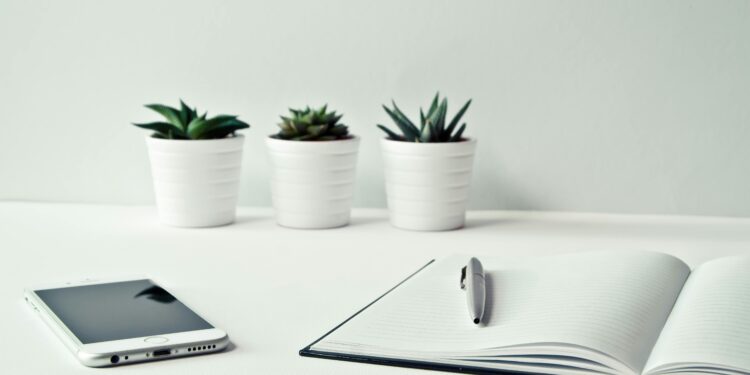 Source: https://www.pexels.com/id-id/foto/tiga-pot-keramik-putih-dengan-tanaman-daun-hijau-dekat-notebook-terbuka-dengan-pena-klik-di-atas-796602/